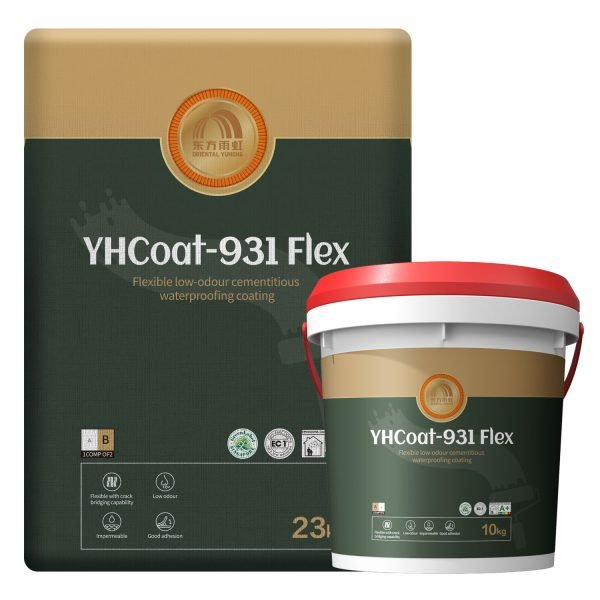 YHCOAT-931 Flex: Semen Mortar Anti Bocor/ Waterproof Fleksibel Yang Mudah Diaplikasikan